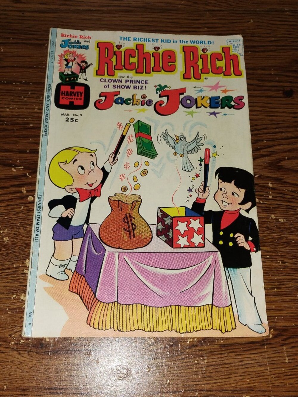 Richie Rich and Jackie Jokers #9 (Harvey Comics, 1975)